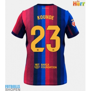 Billiga Barcelona Jules Kounde #23 Hemmatröja 2026-27 Kortärmad